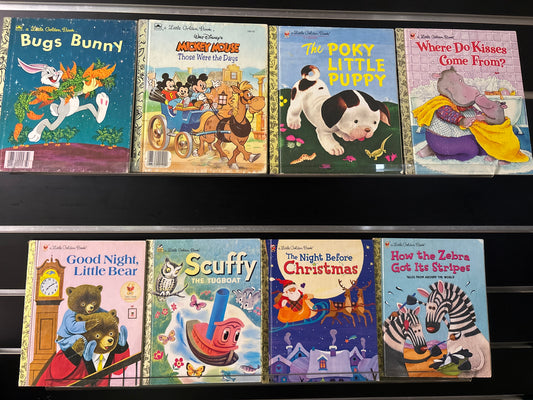 LITTLE GOLDEN BOOKS - Bundle of 16 - Assorted Titles (Min. fair condition)