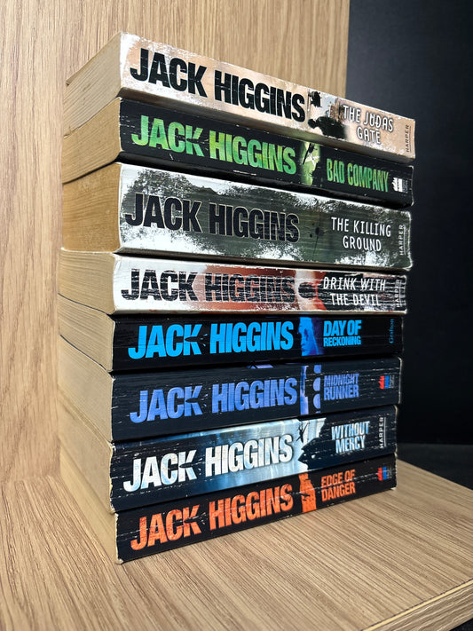HIGGINS, Jack 'Sean Dillon' Titles Bundle of 8 (Min. fair condition)