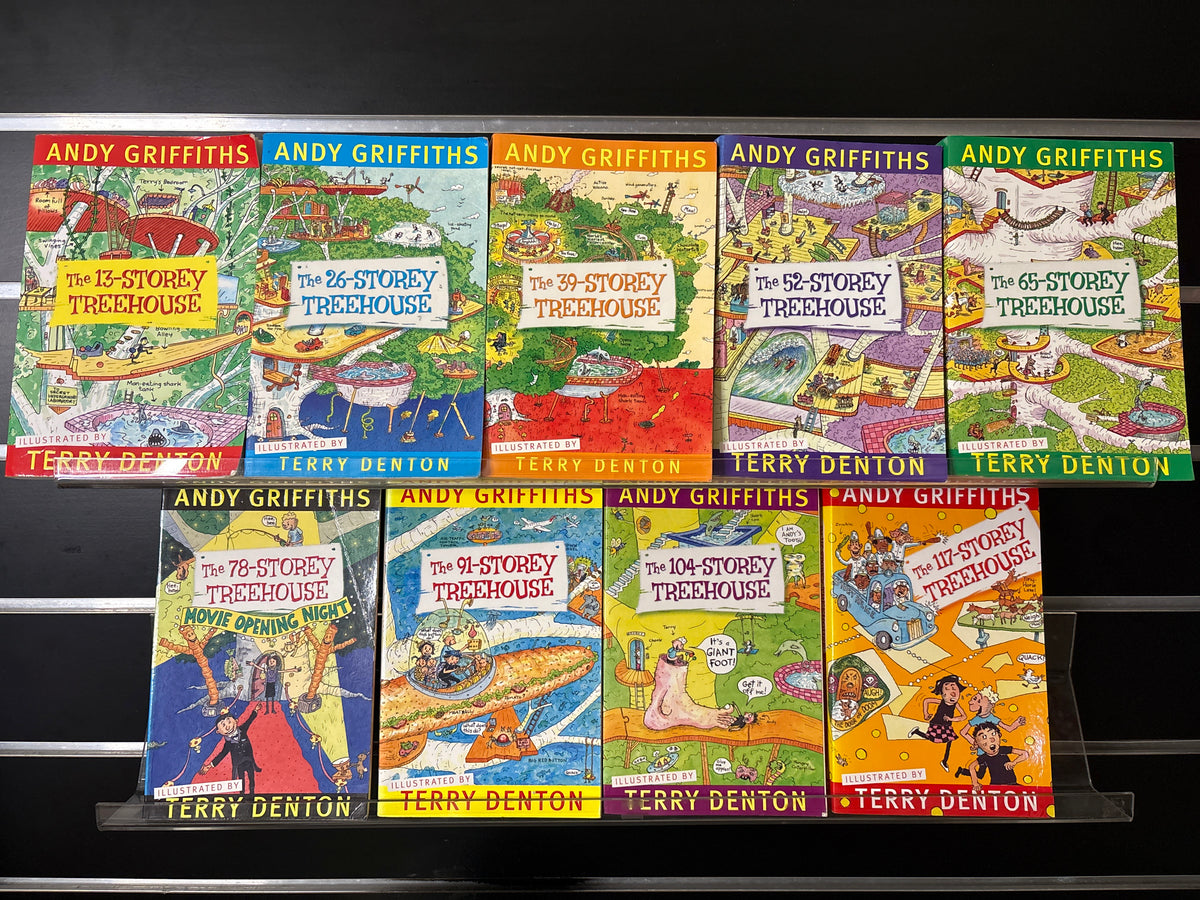 GRIFFITHS, Andy 'Treehouse' Series Books #1-9  Bundle of 9 (Min. good condition)