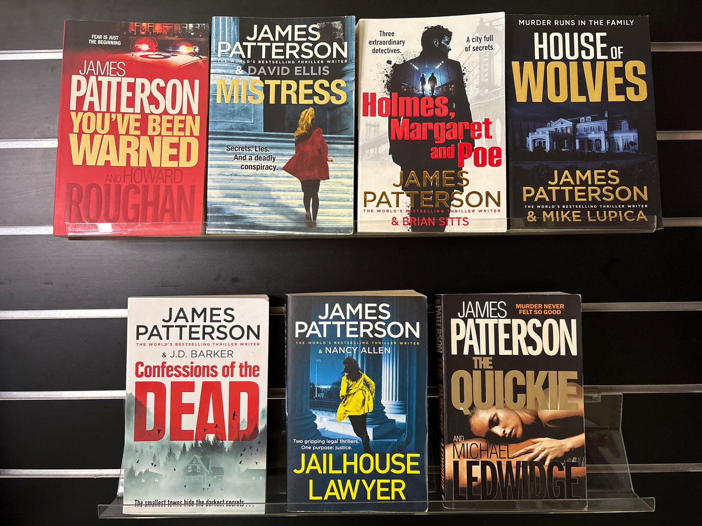 PATTERSON, James Assorted Standalone Titles Bundle of 7 (Min. fair condition)