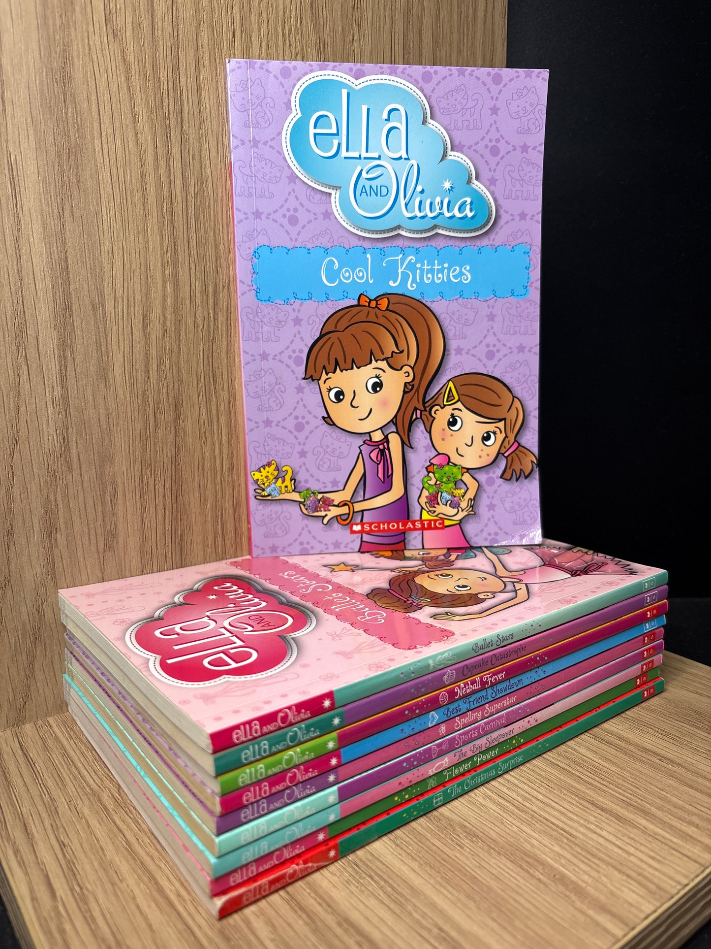 POSHOGLIAN & McDONALD, 'Ella and Olivia' Series Assorted Titles Bundle of 10  (Min. fair condition)