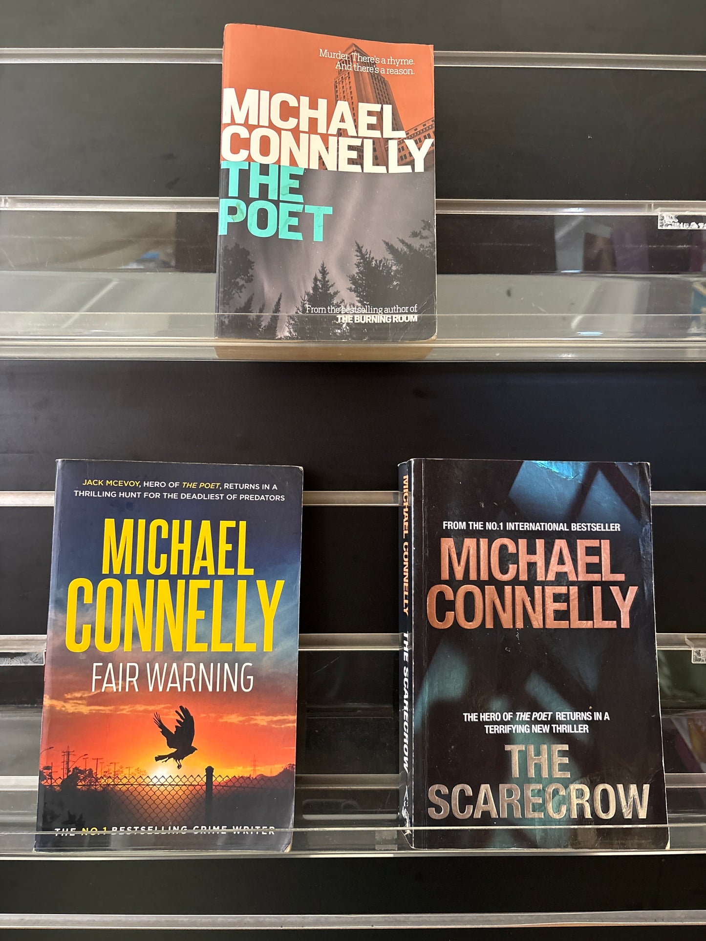 CONNELLY, Michael: 'Jack McEvoy' Series  Bundle of 3  (Min. fair condition)