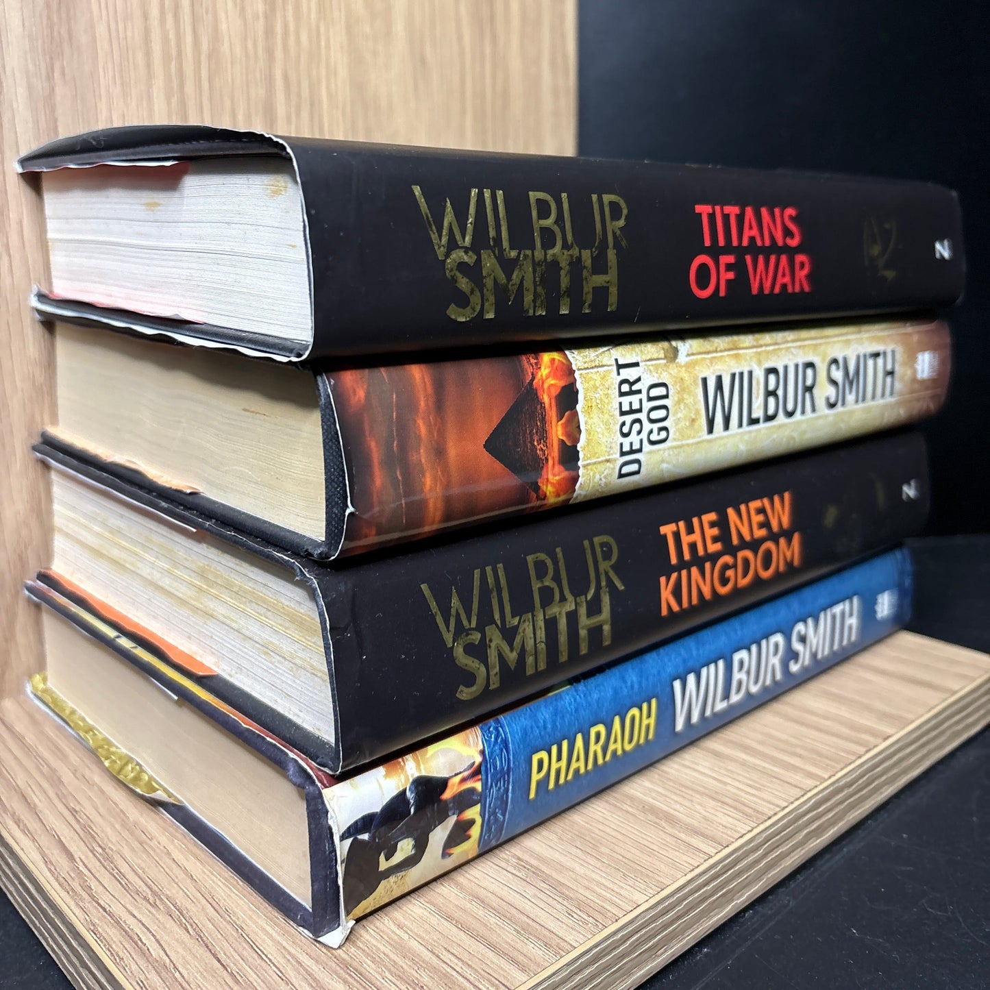 SMITH, Wilbur 'Ancient Egypt' Books #5-8 Bundle of 4 (Min. fair condition)