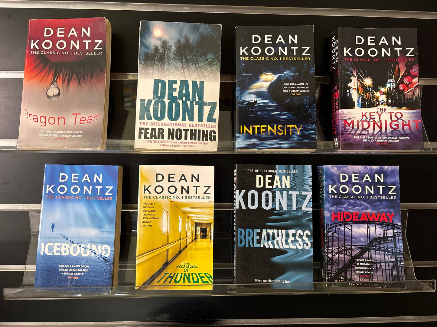 KOONTZ, Dean Assorted Standalone Titles Bundle of 8 (Min. good condition)