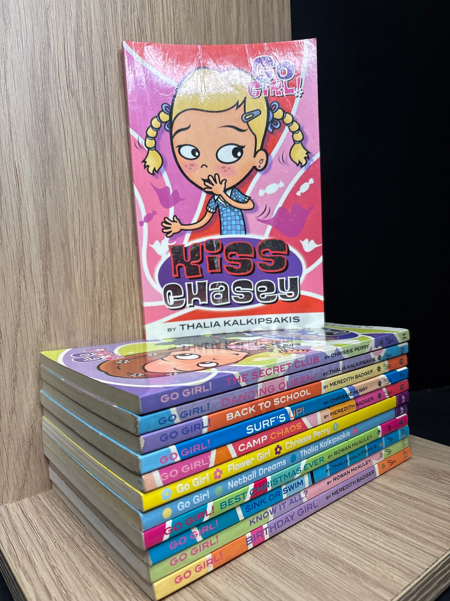 'GO GIRL' Series Assorted titles Bundle of 12 (Min fair Condition)