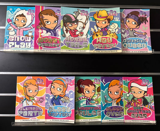 'GO GIRL' Series Assorted titles Bundle of 10 (Min fair Condition)