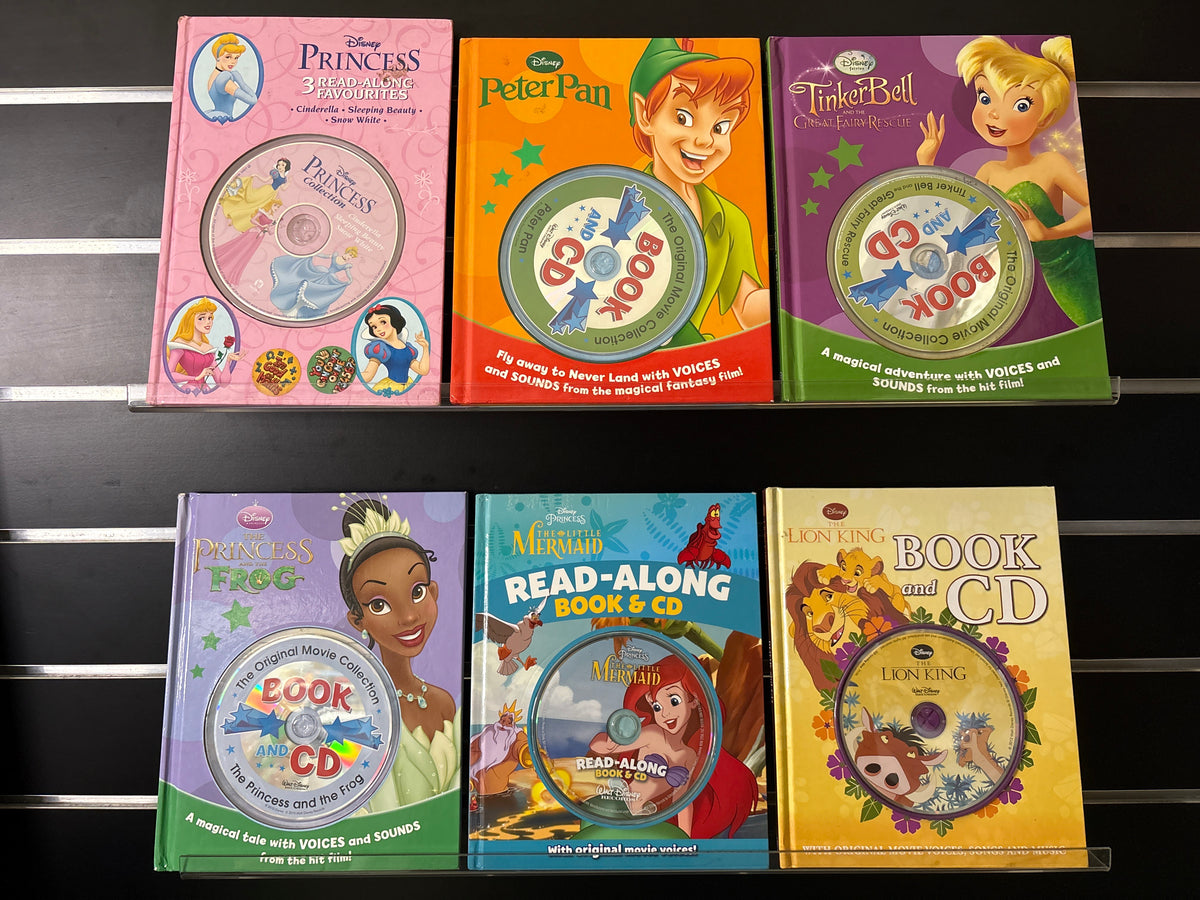 DISNEY BOOK + CD COLLECTION + Bonus Disney 3-in-1 Bundle of 6 (Min. good condition)