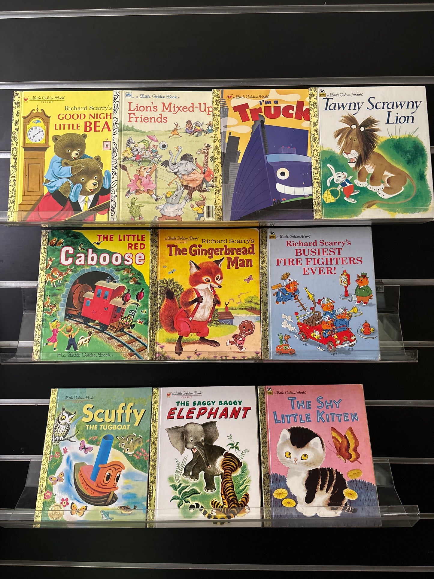 LITTLE GOLDEN BOOKS Assorted Titles Bundle of 10 (Min. Fair condition)