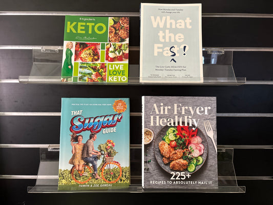 HEALTHY EATING Cookbooks - Bundle of 4 - Assorted Authors (Min. fair condition)