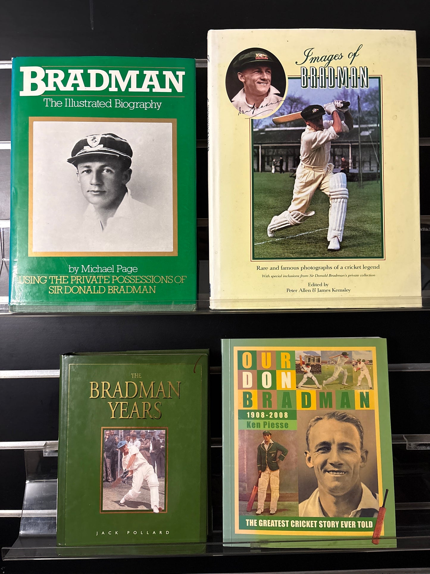 BRADMAN, Don Assorted Titles Bundle of 4 (Min. fair condition)