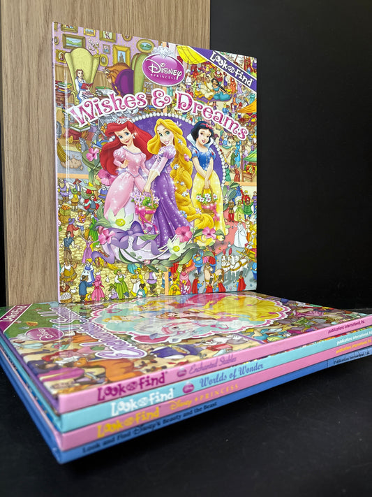 LOOK AND FIND 'Disney' Assorted Titles Bundle of 5 (Min. good condition)