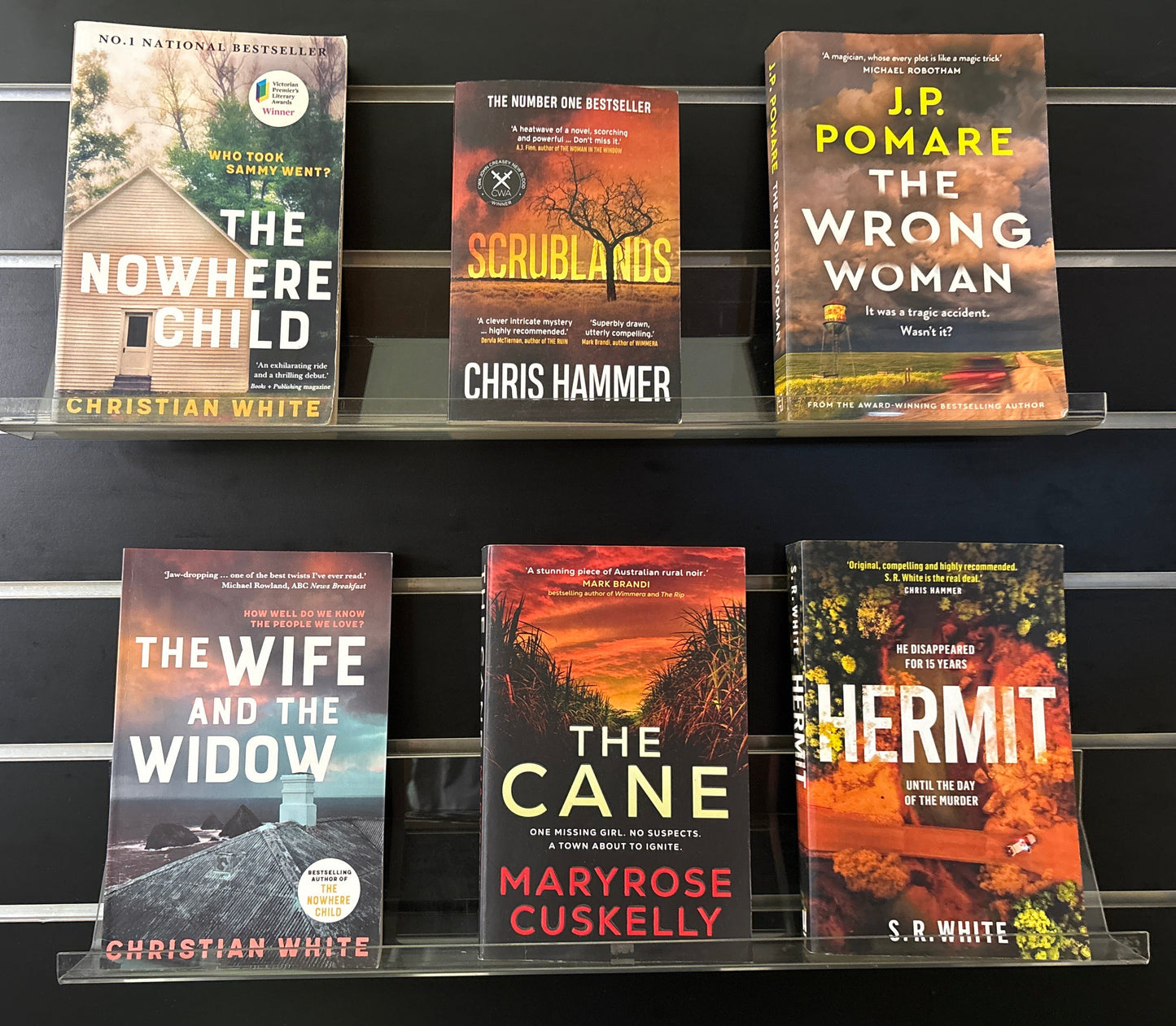 AUSTRALIAN CRIME: Assorted Bundle of 6 (Min. good condition)