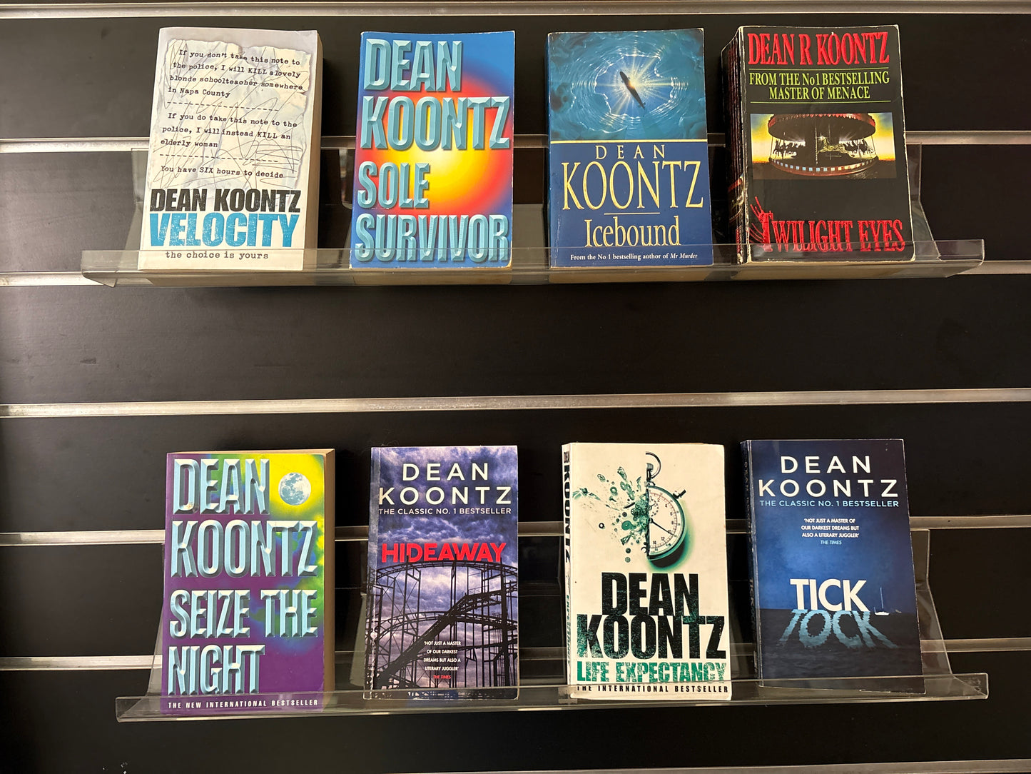 KOONTZ, Dean Assorted Standalone Titles Bundle of 8 (Min. fair condition)