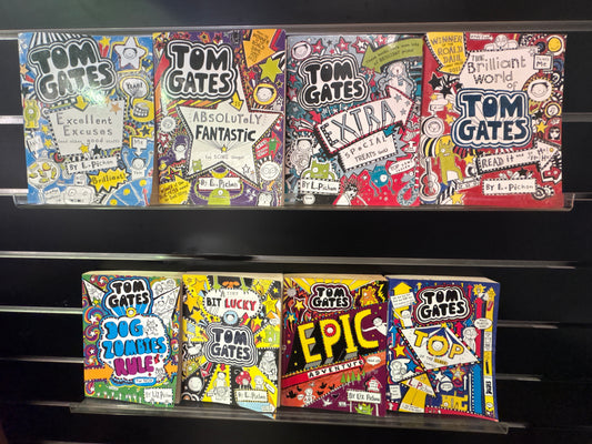 GATES, Tom - Bundle of 8 - Assorted Titles (Min. fair)