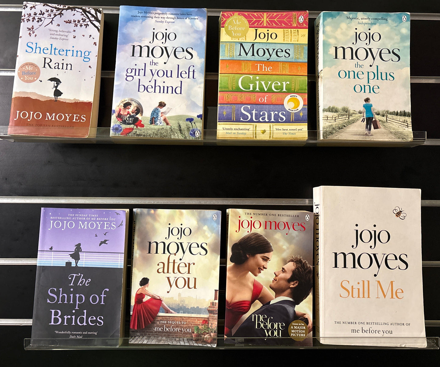 MOYES, Jojo 'Me Before You' Complete Trilogy + Standalone Titles Bundle of 8 (Min. fair condition)