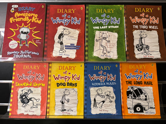 KINNEY, Jeff 'Diary of a Wimpy Kid' Assorted Standalone Titles Bundle of 8 (Min. good condition)