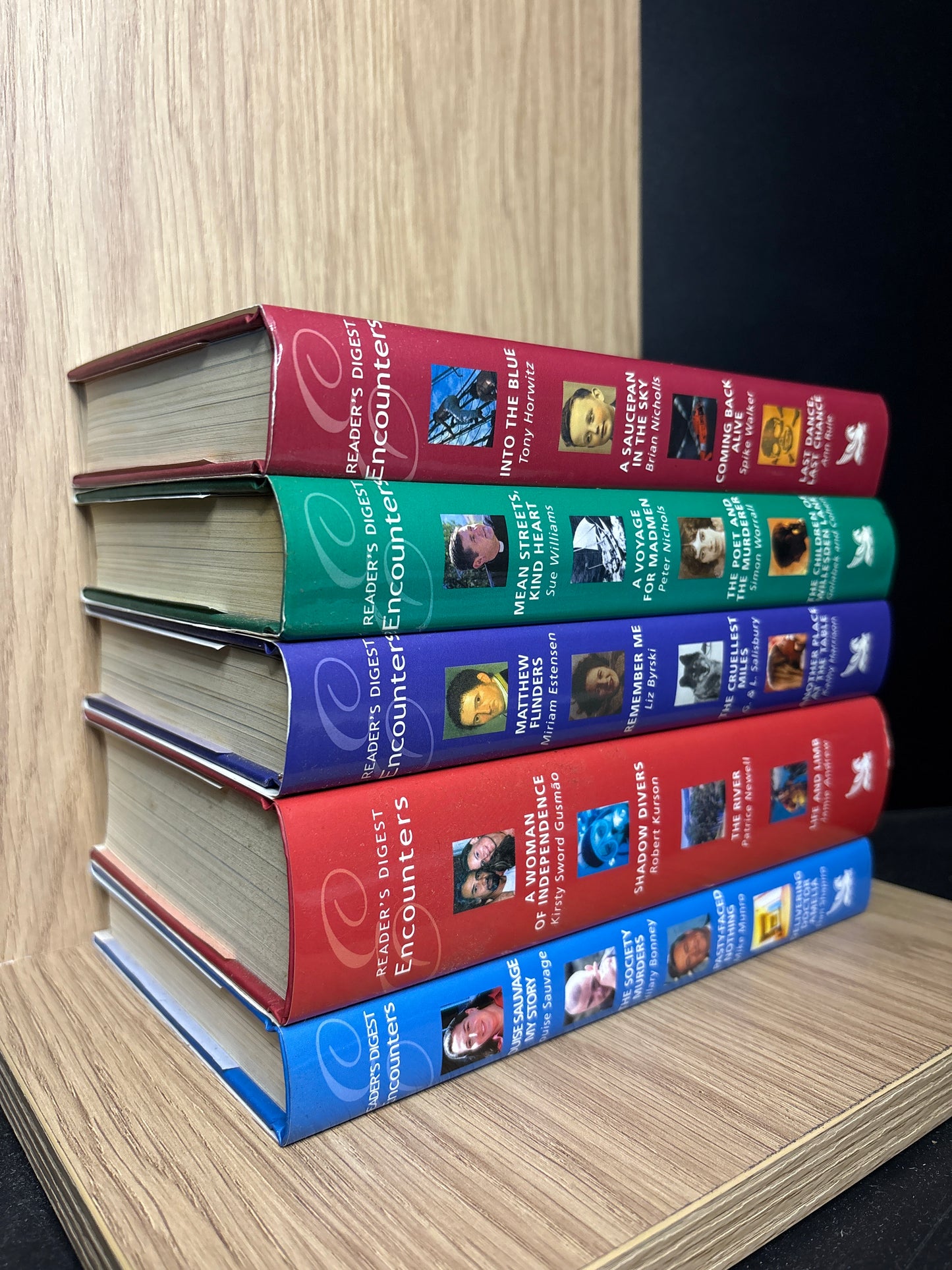 READER'S DIGEST 'Encounters' 4-in-1 Real Life Reading Bundle of 5 (Min. good condition)