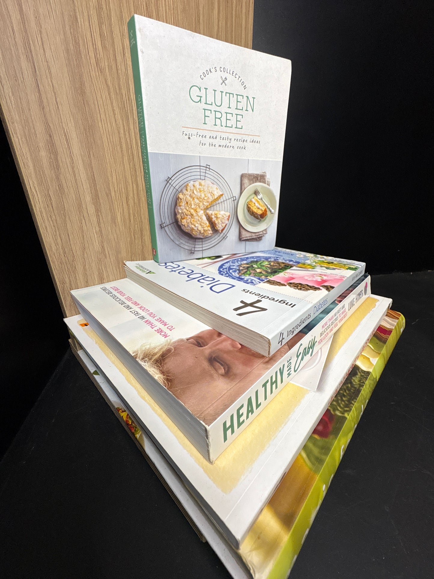 HEALTHY EATING Cookbooks - Bundle of 5 - Assorted Titles (Min. fair condition)