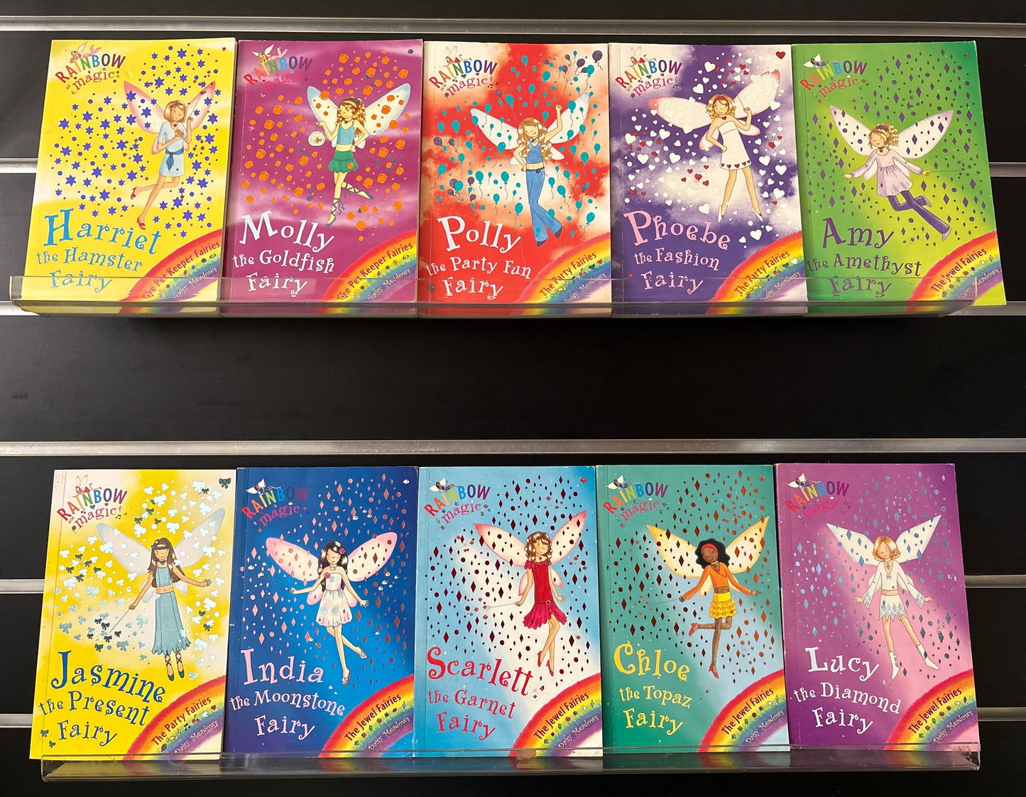 MEADOWS, Daisy 'Rainbow Magic Fairies' Assorted Titles Bundle of 10 (Min. fair condition)