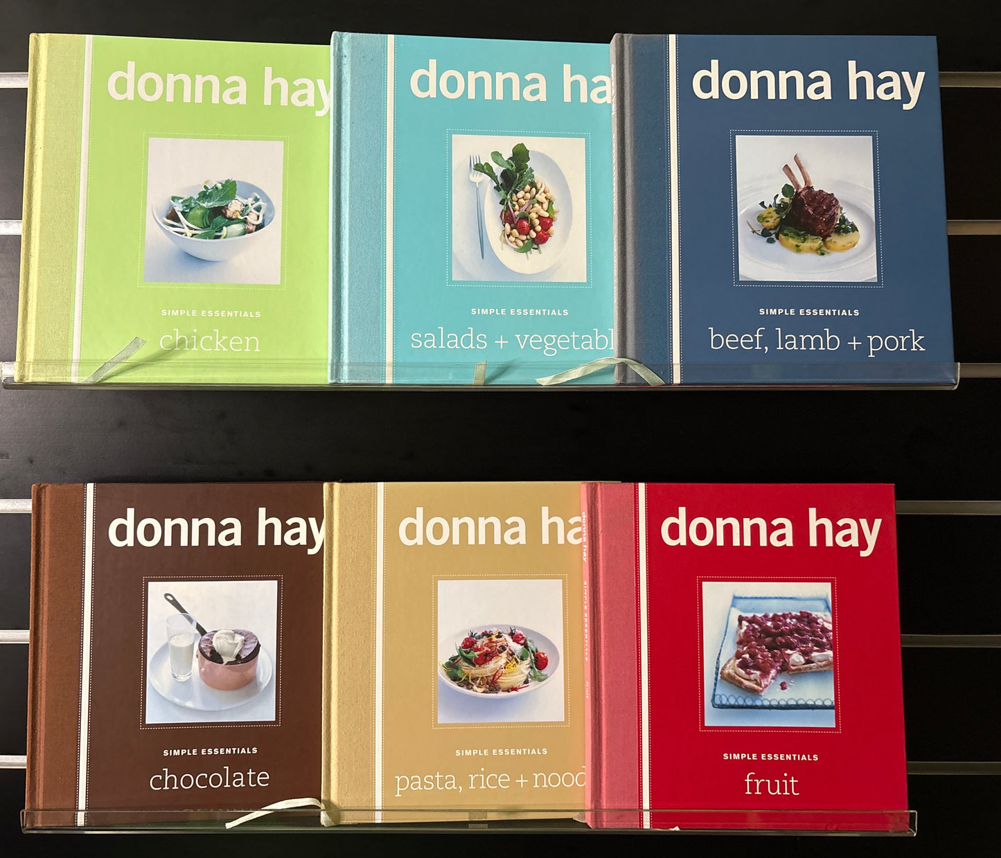 HAY, Donna 'Simple Essential' Cookbook Series Bundle of 6 Titles (Min. fair condition)