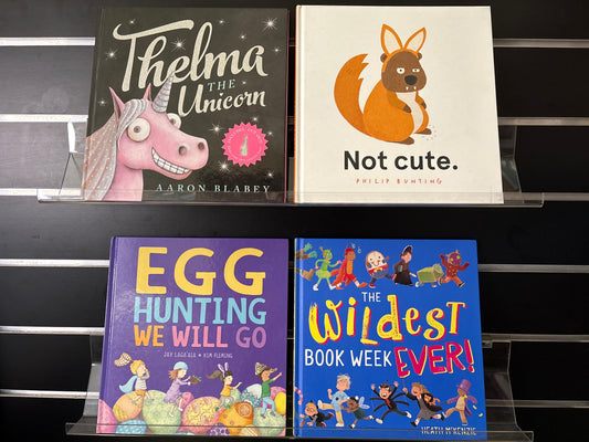 PICTURE BOOK BUNDLE Assorted Standalone Titles Various Authors Bundle of 4 (Min. good condition)