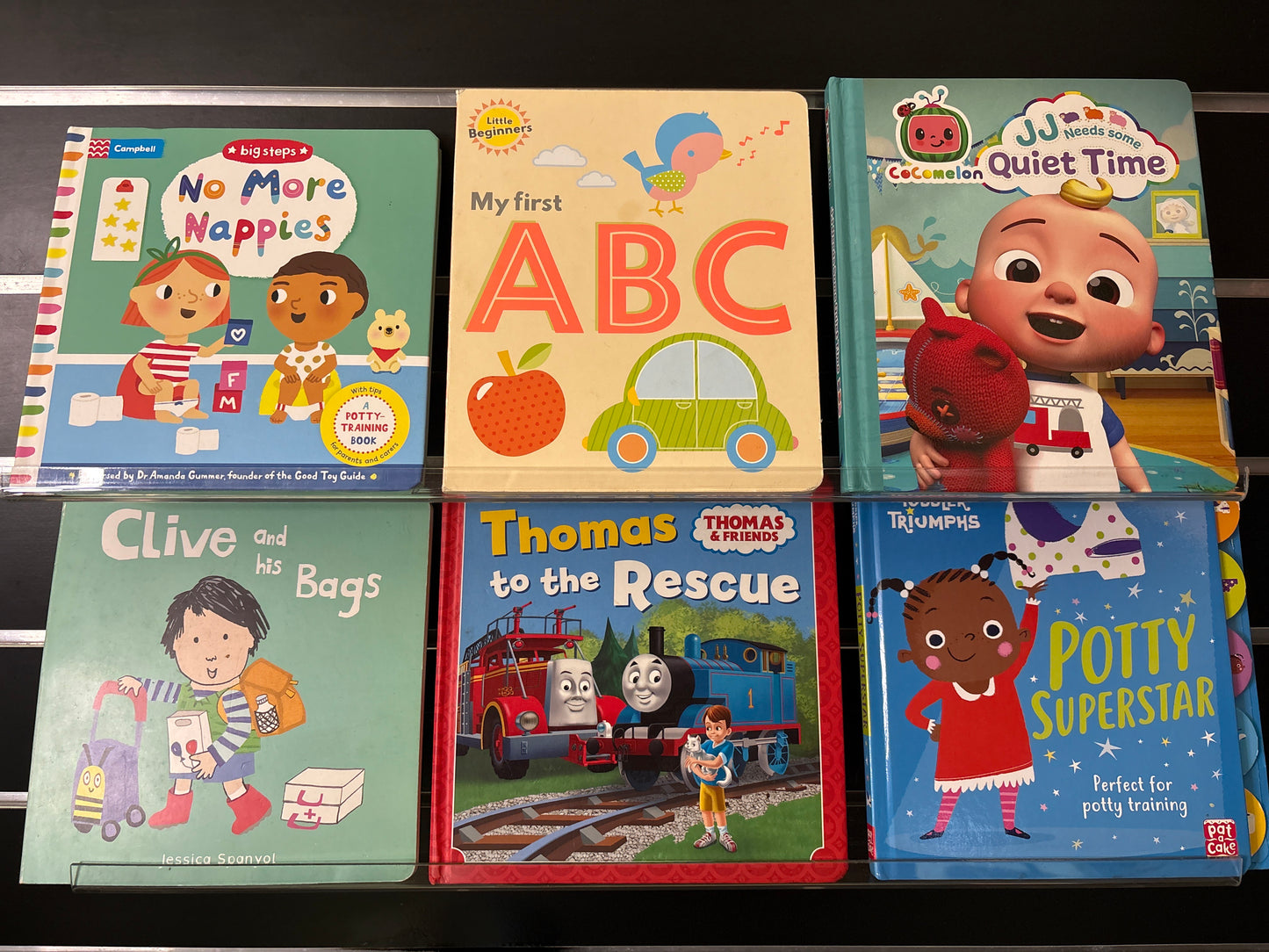 CHILDREN BOARD BOOKS Assorted Standalone Titles Various Authors Bundle of 6 (Min. good condition)