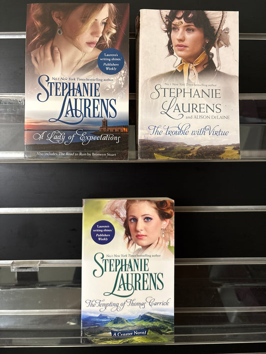 LAURENS, Stephanie Assorted Standalone Titles Bundle of 3 (Min. Good condition)