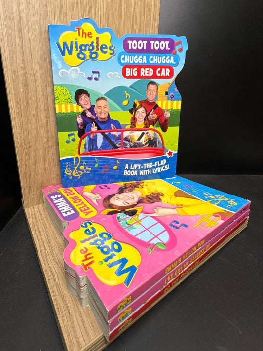 THE WIGGLES 'Lift the Flap': Bundle of 4 AssortedTitles (Min. fair condition)