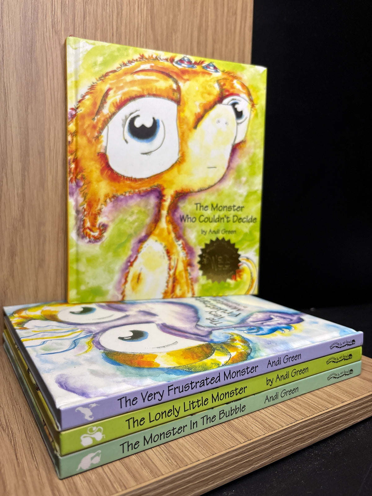 GREEN, Andi 'WorryWooMonsters' Assorted Titles Bundle of 4 (Min. very good condition)