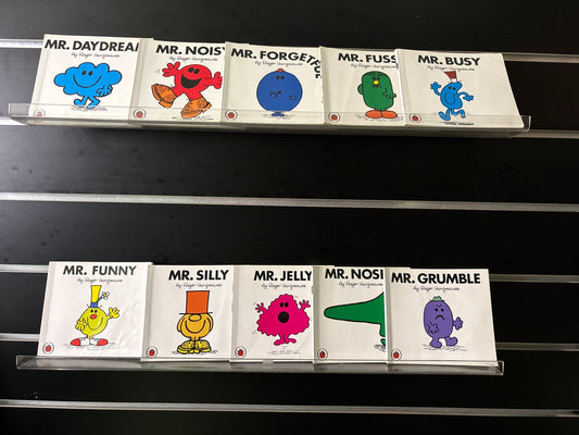 HARGREAVES, Roger - Bundle of 10 - Assorted Titles in Mr. Men Series (Min. fair condition)
