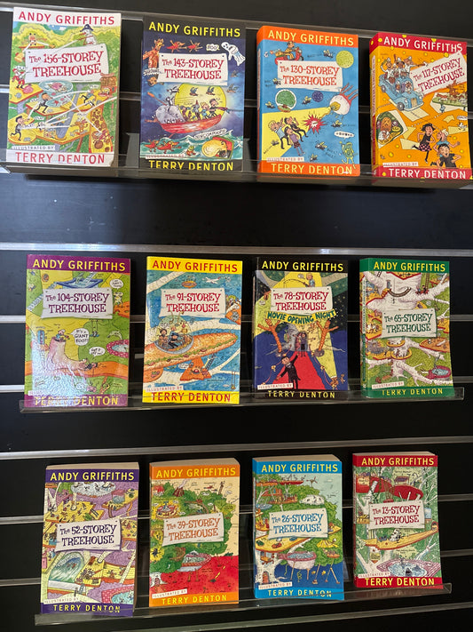 GRIFFITHS, Andy - Bundle of 12 - #1-12 in Treehouse Series (Min. fair condition)