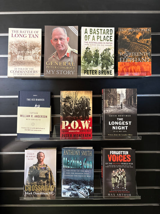 MILITARY History - Bundle of 10 - Assorted Titles (min fair condition)