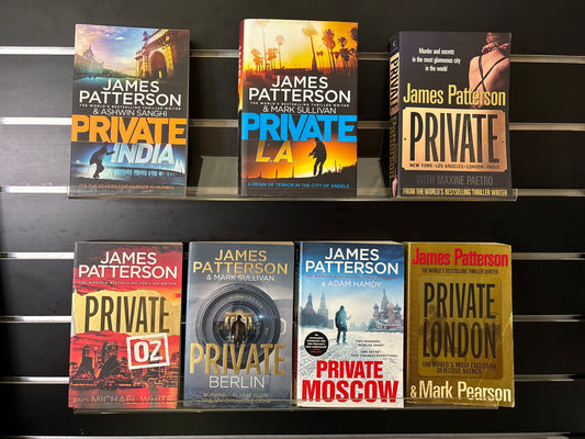 PATTERSON, James - Bundle of 7 - Selected Titles in Private Series (Min. fair condition)