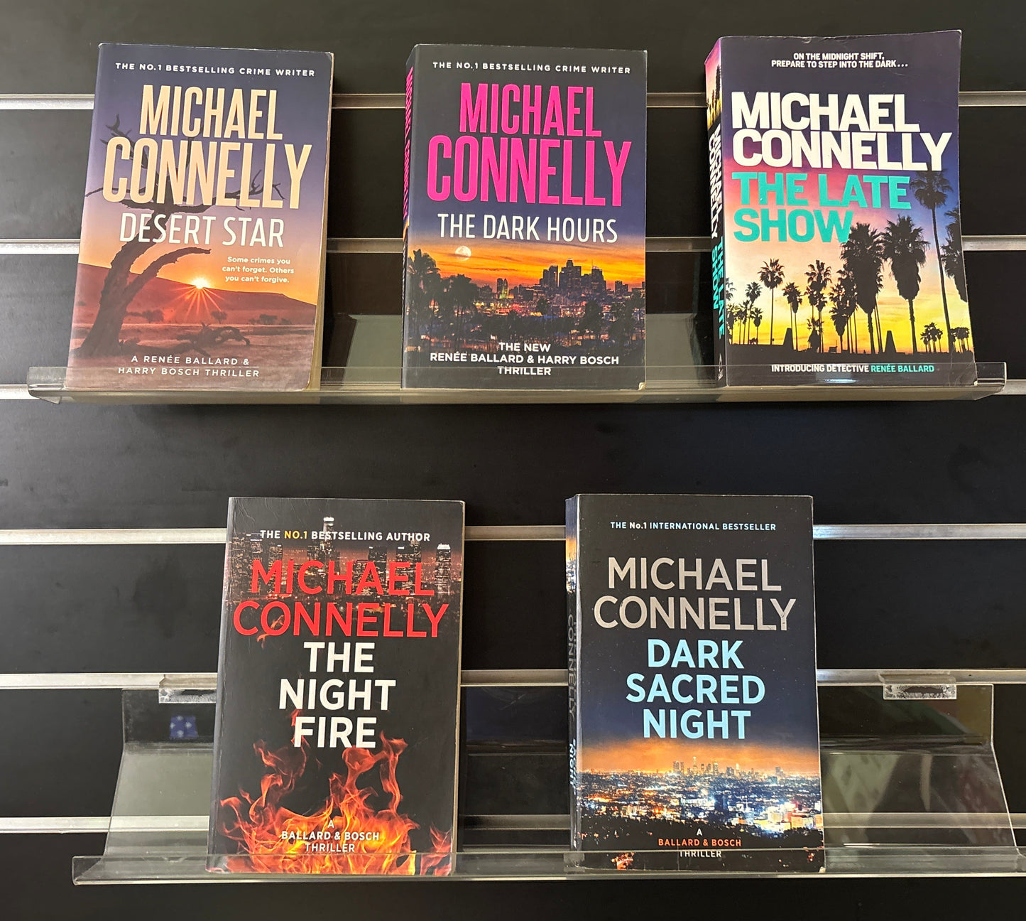 CONNELLY, Michael 'Ballard and Bosch' Series, Titles #1 - 5 Bundle of 5 (Min. fair condition)
