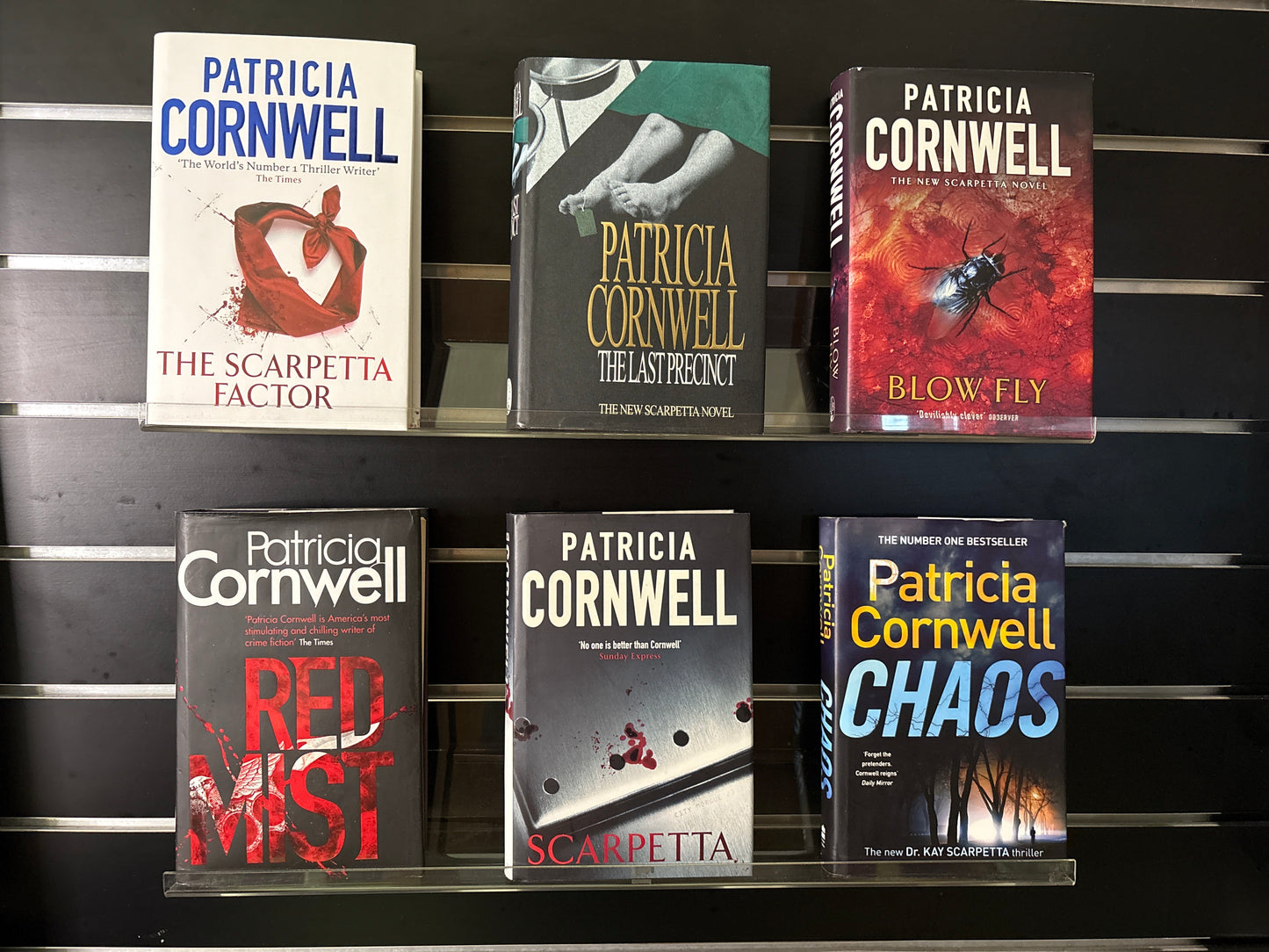 CORNWELL, Patricia: 'Scarpetta' Series- Bundle of 6 Assorted Titles (Min. fair condition)