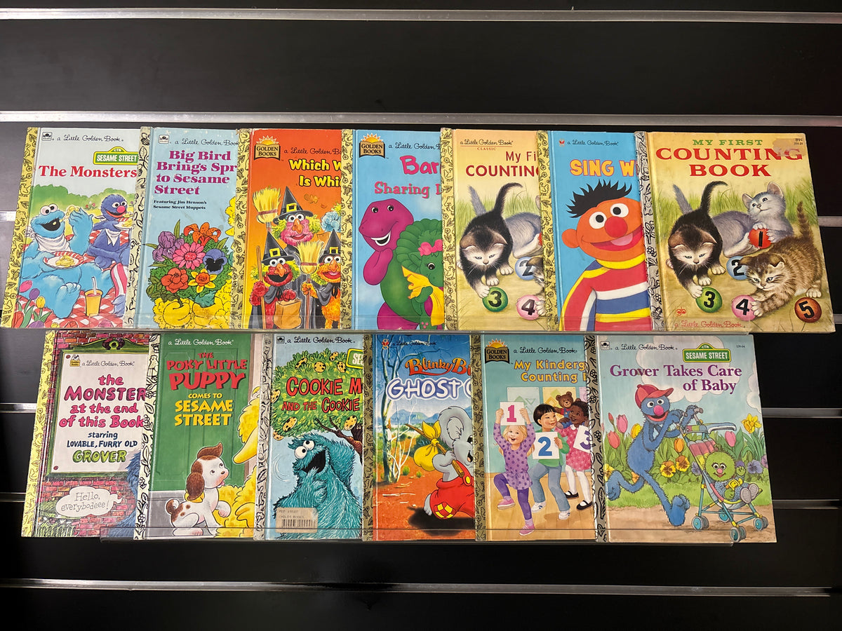 LITTLE GOLDEN BOOKS Assorted Standalone Titles Bundle of 13 (Min. fair condition)