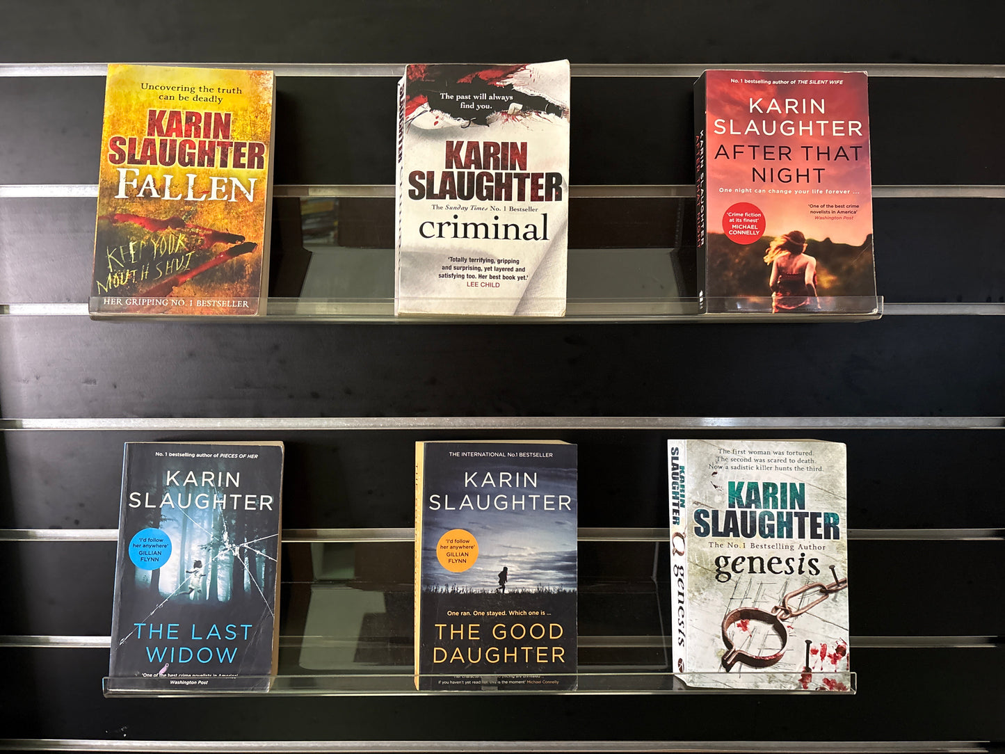 SLAUGHTER, Karin - Bundle of 6 Assorted Titles/ Series (Min. fair condition)