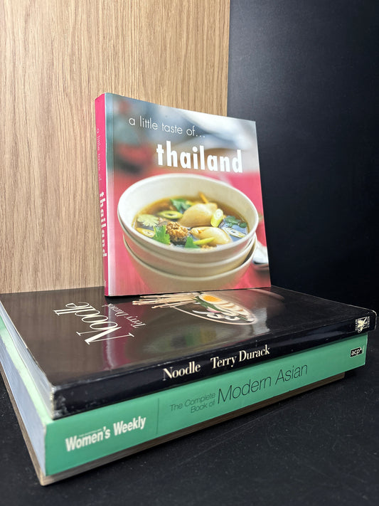 COOKBOOKS Asian Assorted Titles Bundle of 3 (Min. fair condition)