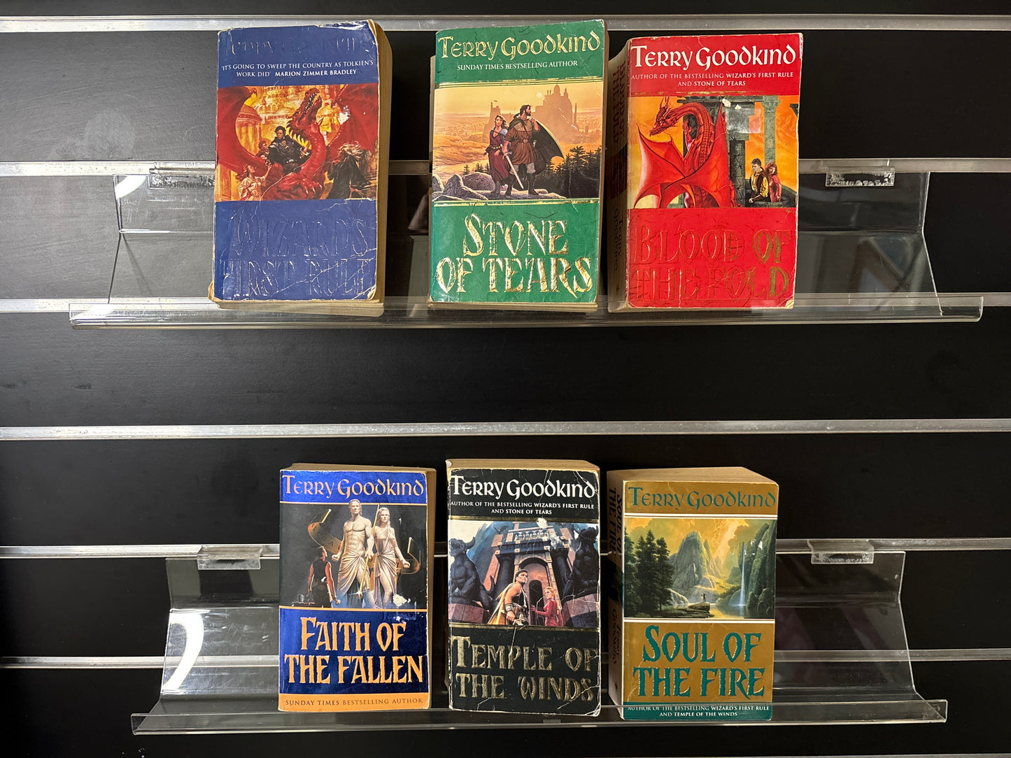 GOODKIND, Terry 'Sword of Truth' Series #1-6 Bundle of 6 (Min. fair condition)