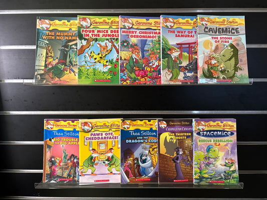 STILTON, Geronimo - Bundle of 10 - Assorted Geronimo & Thea Stilton Titles (Min. fair condition)