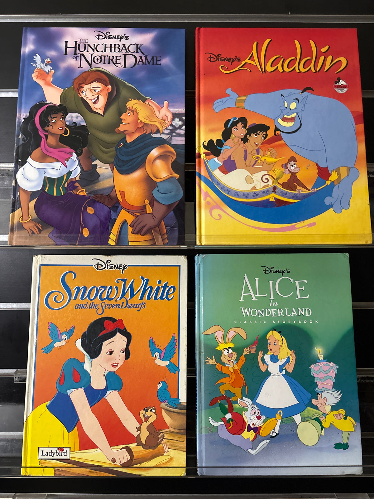 DISNEY'S CLASSIC COLLECTION Story Books Assorted Standalone Titles Bundle of 4 (Min. fair condition)