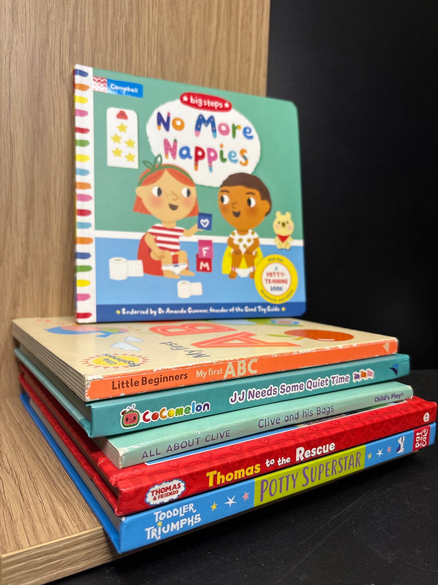 CHILDREN BOARD BOOKS Assorted Standalone Titles Various Authors Bundle of 6 (Min. good condition)