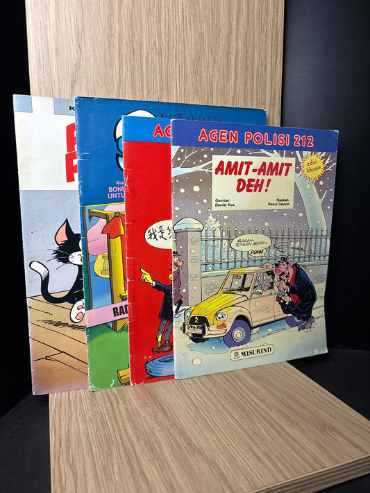 SELECTED Comics (Indonesian Language) - Bundle of 4 - Mixed Authors/ Series (Min. fair condition)