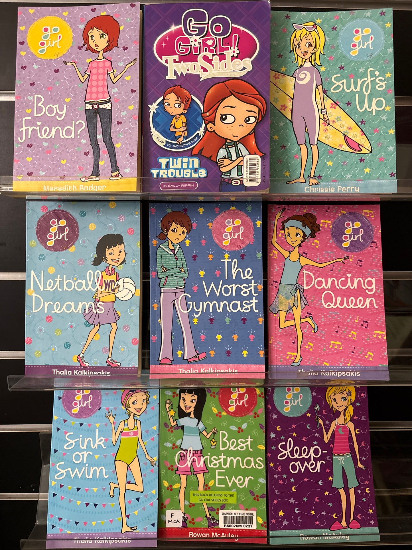 'GO GIRL' Series Assorted titles Bundle of 9 (Min Good Condition)