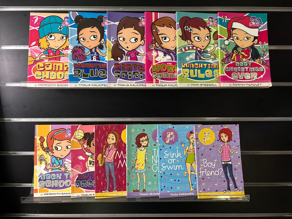 'GO GIRL' Series Assorted titles Bundle of 12 (Min fair Condition)