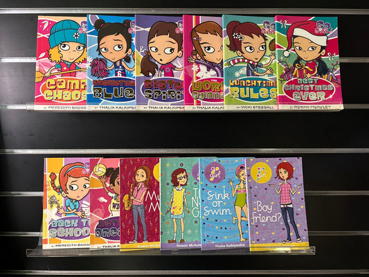 'GO GIRL' Series Assorted titles Bundle of 12 (Min fair Condition)