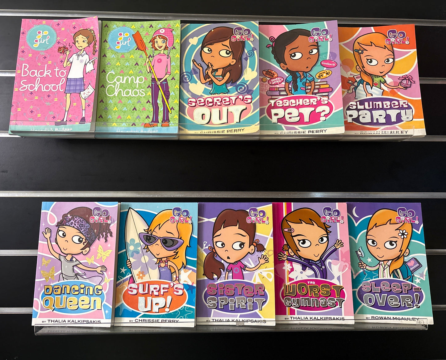 'GO GIRL' Series Assorted titles Bundle of 10 (Min fair Condition)