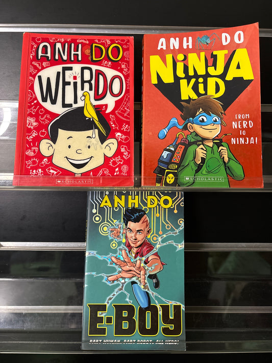 DO, Anh Book #1 in 'Weirdo', 'Ninja Kid', and 'E-Boy' Bundle of 3 (Min. good condition)