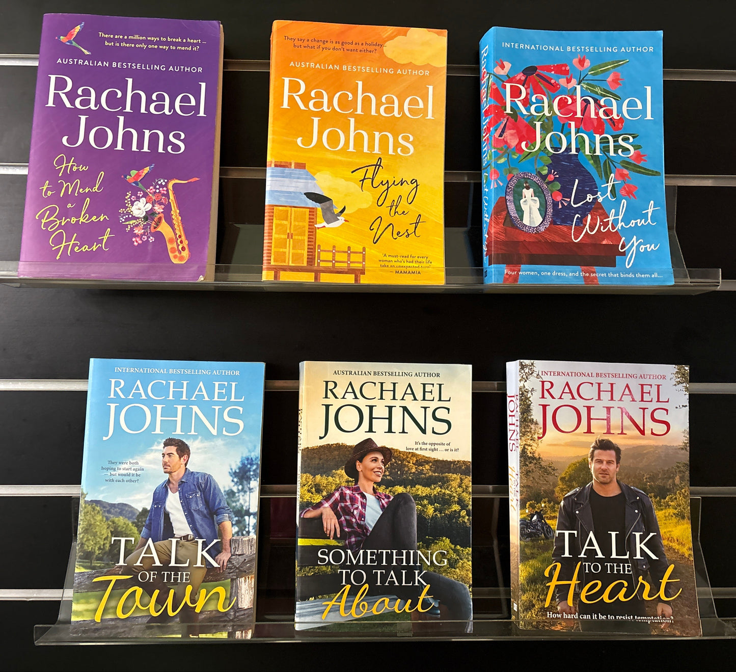 JOHNS, Rachael 'Rose Hill' Series #1-3 and Standalone Titles Bundle of 6 (Min. fair condition)