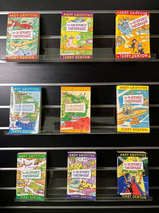 GRIFFITHS, Andy - Bundle of 9 - Assorted Titles in Treehouse Series (Min. fair condition)